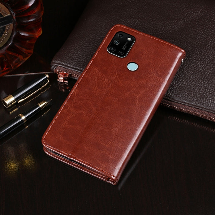 For Wiko View5 Plus idewei Crazy Horse Texture Horizontal Flip Leather Case with Holder & Card Slots & Wallet(Brown) - Wiko by idewei | Online Shopping South Africa | PMC Jewellery | Buy Now Pay Later Mobicred