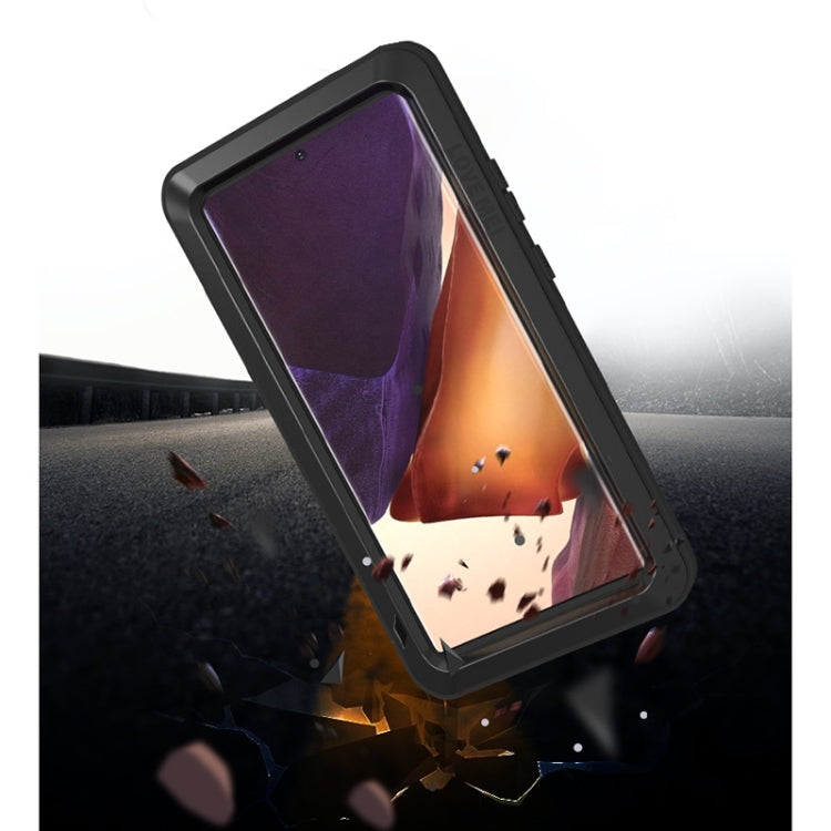 For Samsung Galaxy Note 20 Ultra LOVE MEI Metal Shockproof Waterproof Dustproof Protective Case without Glass(Yellow) - Galaxy Note20 Ultra Cases by LOVE MEI | Online Shopping South Africa | PMC TechLife | Buy Now Pay Later Mobicred
