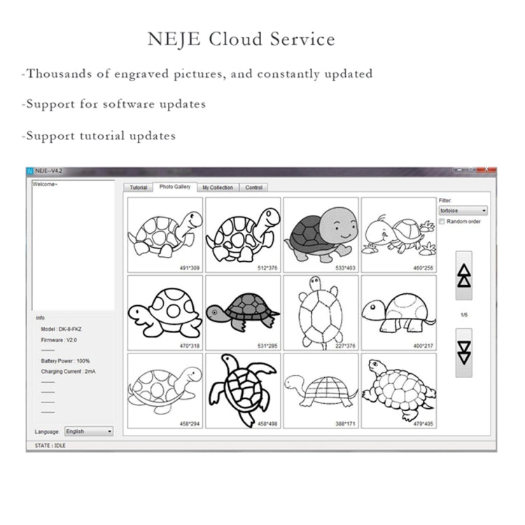 NEJE KZ 3000mW Bluetooth DIY USB Laser Engraver Carving Machine - free shipping - PMC TechLife - Order now!