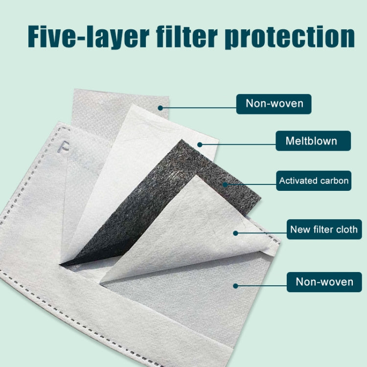 For Men Women Washable Replaceable Filter Breath-Valve PM2.5 Dustproof Face Mask(Grey) - Protect Case by PMc TechLife | Online Shopping South Africa | PMc TechLife | Buy Now Pay Later Mobicred