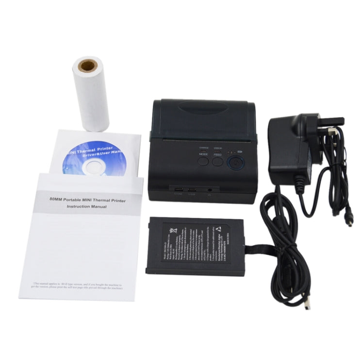 POS-8001LD Portable Bluetooth Thermal Receipt Printer - Printer by PMC TechLife | Online Shopping South Africa | PMC TechLife | Buy Now Pay Later Mobicred