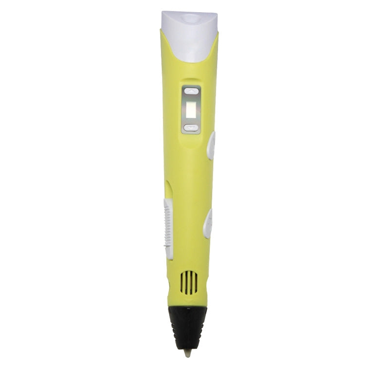 Hand-held 3D Printing Pen, AU Plug (Yellow) - 3D Printer by PMC Jewellery | Online Shopping South Africa | PMC Jewellery | Buy Now Pay Later Mobicred