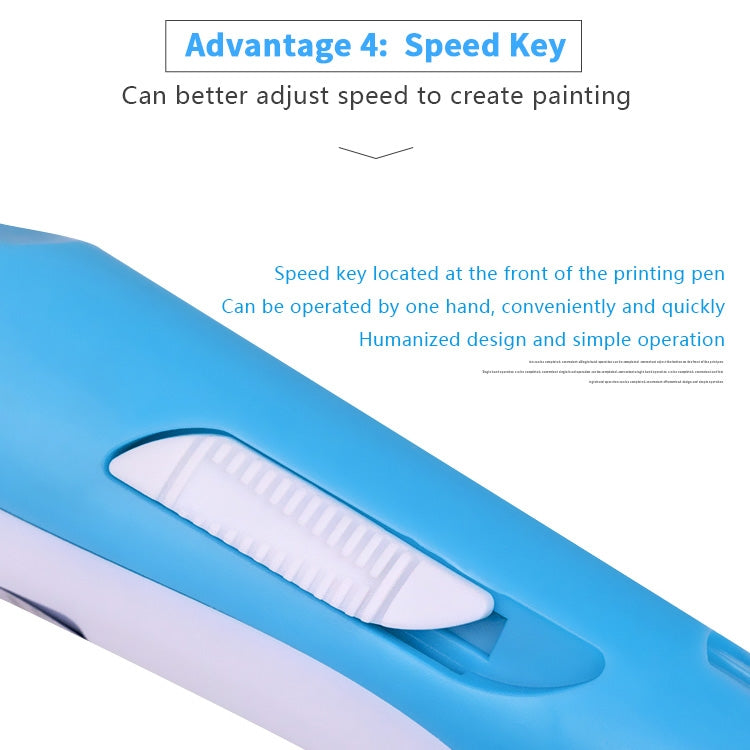 Hand-held 3D Printing Pen, USB Plug(Blue) - 3D Printer by PMC Jewellery | Online Shopping South Africa | PMC Jewellery | Buy Now Pay Later Mobicred