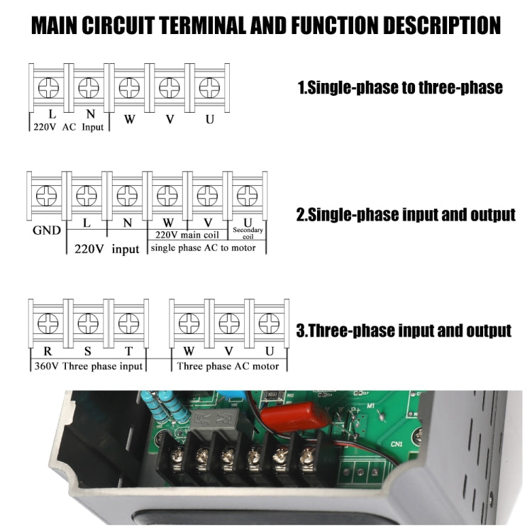 AT1-2200S 2.2KW 220V Single-phase Inverter - Relays by PMC Jewellery | Online Shopping South Africa | PMC Jewellery