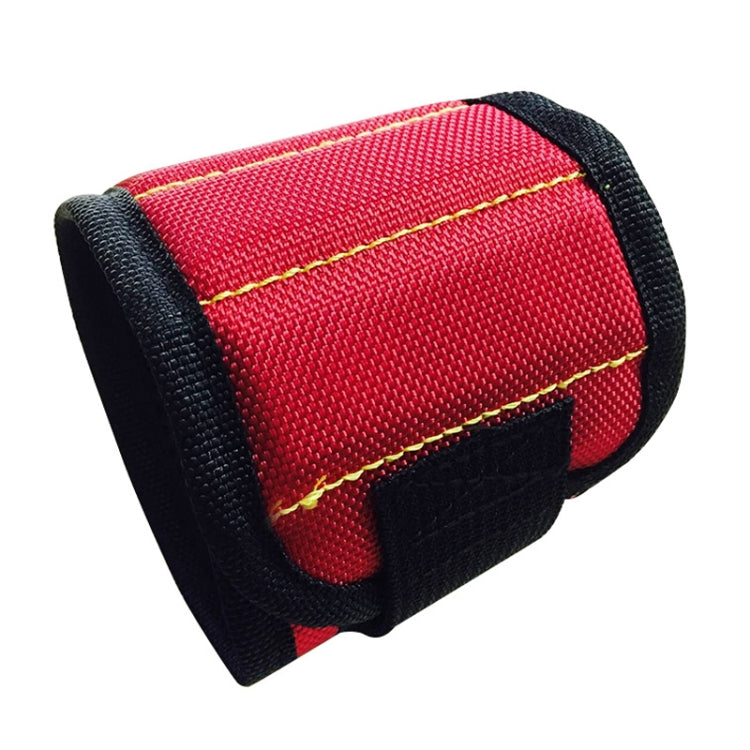 1680D Oxford Cloth Pocket Magnetic Wristband Storage Pockets Tool(Red) - free shipping - PMC TechLife - Order now!