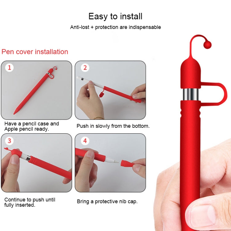 Apple Pen Cover Anti-lost Protective Cover for Apple Pencil (Purple) - Pencil Accessories by PMC Jewellery | Online Shopping South Africa | PMC Jewellery | Buy Now Pay Later Mobicred