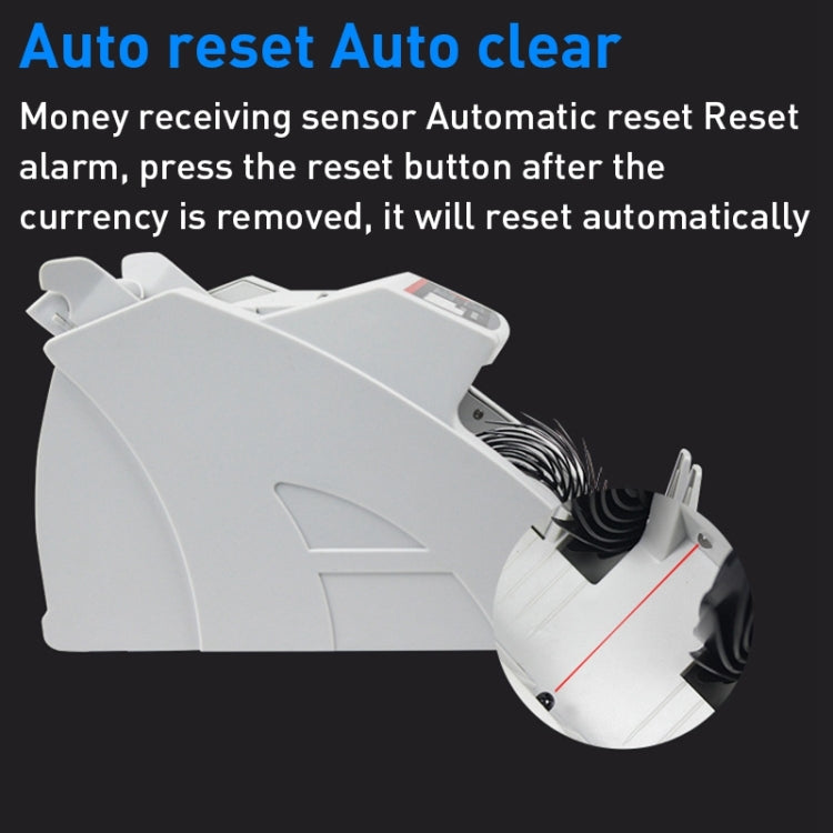 2108UV/IR Portable Multi-Currency Currency Counter, Specification: AU Plug - Currency Counter by PMC TechLife | Online Shopping South Africa | PMC TechLife | Buy Now Pay Later Mobicred