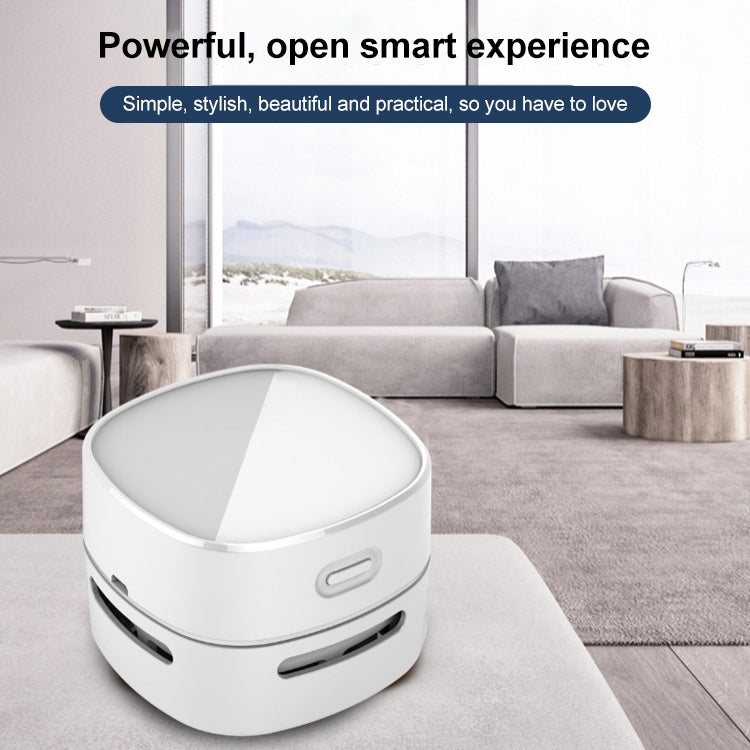 3W Hardcover Battery Style Portable Handheld Wireless Mini Desktop Vacuum Cleaner(Blue) - Mini Vacuum Cleaner by PMC TechLife | Online Shopping South Africa | PMC TechLife | Buy Now Pay Later Mobicred