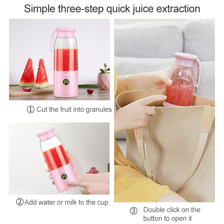 Vitamer USB Mini Portable Juicer Juice Blender Lemon Fruit Squeezers Reamers Bottle (Blue) - Electric juicers by PMC TechLife | Online Shopping South Africa | PMC TechLife | Buy Now Pay Later Mobicred