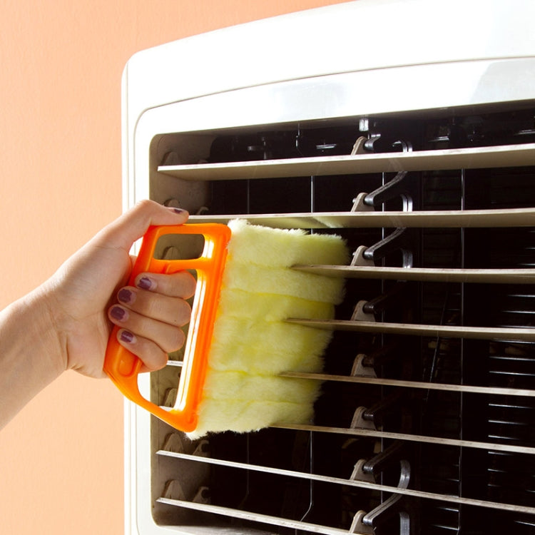 Microfiber Blinds Cleaning Brush Slat Dust Cleaner Clip Window Air Conditioner Duster - Cleaning Tools by PMC TechLife | Online Shopping South Africa | PMC TechLife