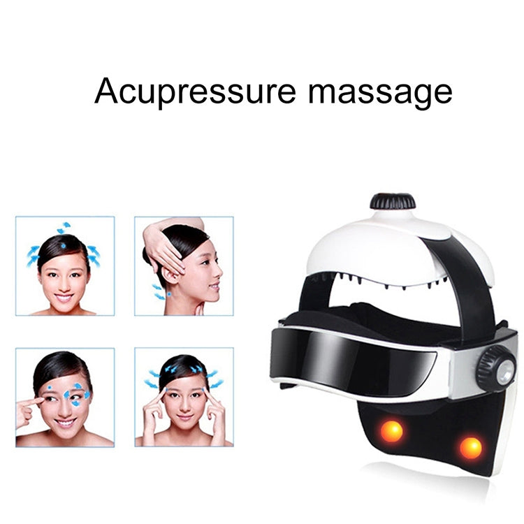 Electronic Air Pressure Head Massager, Relaxed Music Helmet Massager, US Plug - free shipping - PMC TechLife - Order now!
