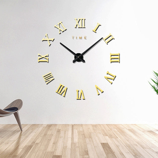 40 inch Creative Living Room Decorative Ticking Wall Clock(Gold) - free shipping - PMc TechLife - Order now!