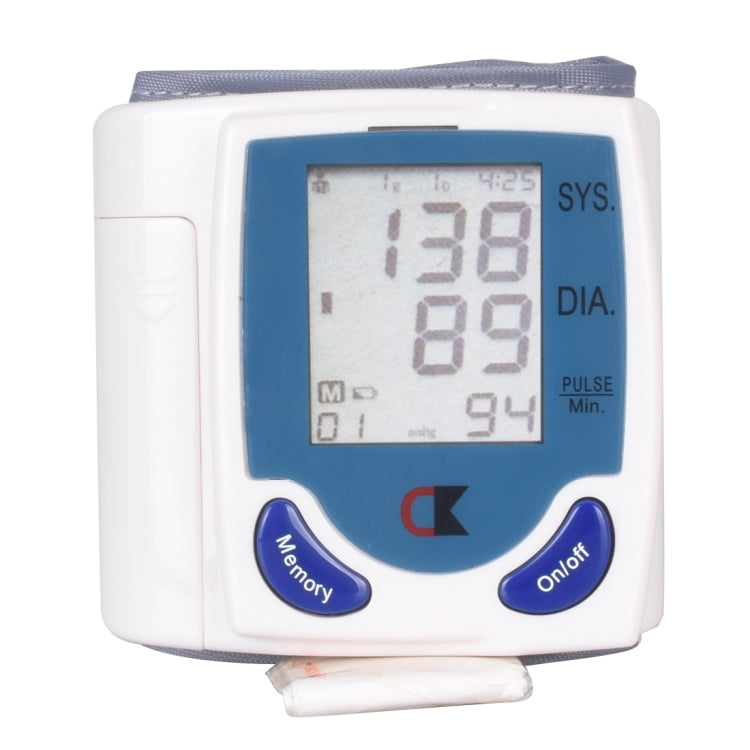 Full Automatic Wrist Cuff Blood Pressure Monitor, 90 Set Memory - free shipping - PMC TechLife - Order now!