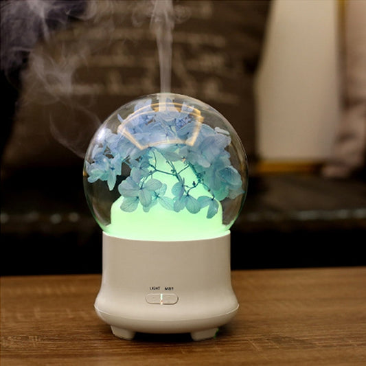 ML-824 100ML Gypsophila Flowers Aromatherapy Diffuser Air Humidifier with Colorful LED Light for Office / Home(Blue) - Air Purifiers & Accessories by PMC Jewellery | Online Shopping South Africa | PMC Jewellery | Buy Now Pay Later Mobicred