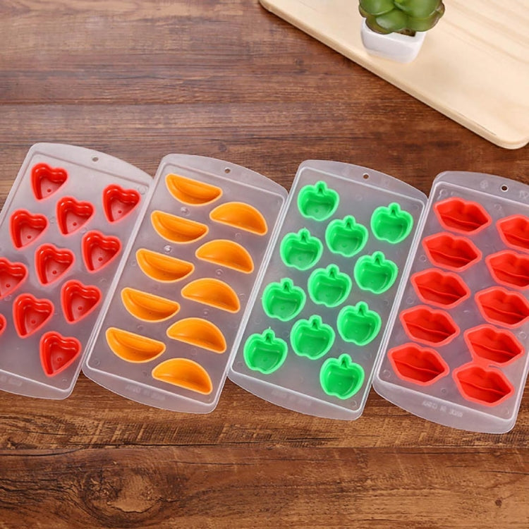 Love Shaped Silicon Ice Cube Tray / Ice Mold Random Color - Food Molds by PMC Jewellery | Online Shopping South Africa | PMC Jewellery | Buy Now Pay Later Mobicred