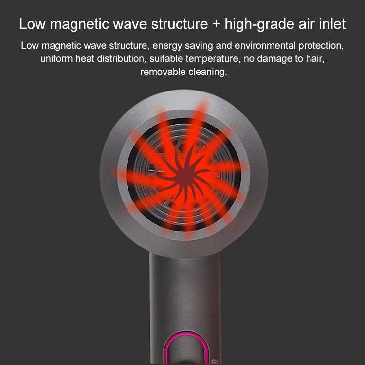 High-power 2000W Anionic Cold Hot Air Constant Temperature Hair Dryer, UK Plug(Red + Grey) - Hair Dryers & Accessories by PMC TechLife | Online Shopping South Africa | PMC TechLife | Buy Now Pay Later Mobicred