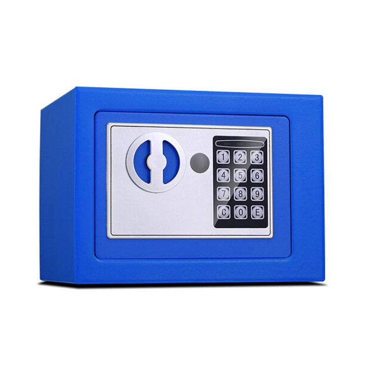 17E Home Mini Electronic Security Lock Box Wall Cabinet Safety Box without Coin-operated Function(Blue) - Safety Box by PMc TechLife | Online Shopping South Africa | PMc TechLife | Buy Now Pay Later Mobicred