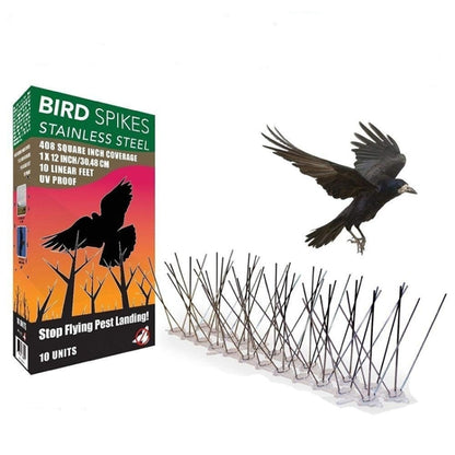 5 PCS / Set Bird Repeller 50cm Stainless Steel Nails Bird Spikes SK411 - Outdoor Insect Repellent by PMC Jewellery | Online Shopping South Africa | PMC Jewellery | Buy Now Pay Later Mobicred