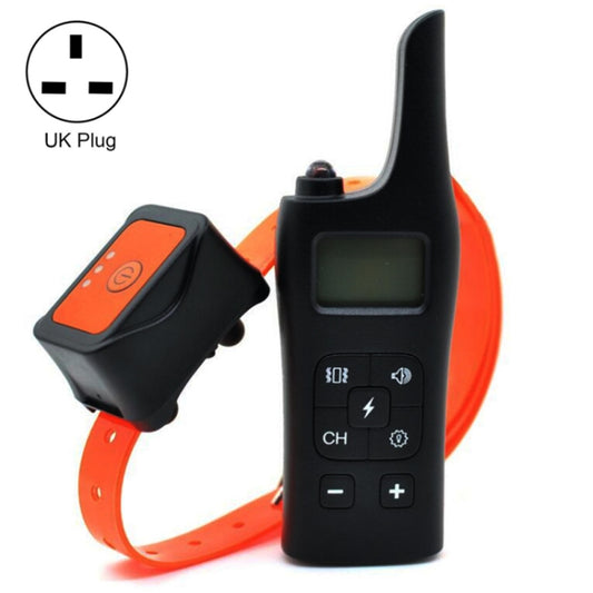 885-2 Rechargeable Training Dogs Stop Barkin Remote Control with 2 Collar Receivers, Support Electric Shock & Vibration & Light & Sound Mode, UK Plug - Training Aids by PMC Jewellery | Online Shopping South Africa | PMC Jewellery | Buy Now Pay Later Mobicred