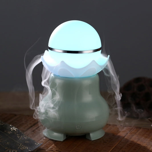 4W USB Charging Night Luminescent Pearl Ultrasonic Aromatherapy Humidifier with LED Colorful Light for Home / Office, Water Tank Capacity: 95ml, DC 5V(Mint Green) - Air Purifiers & Accessories by PMC Jewellery | Online Shopping South Africa | PMC Jewellery | Buy Now Pay Later Mobicred