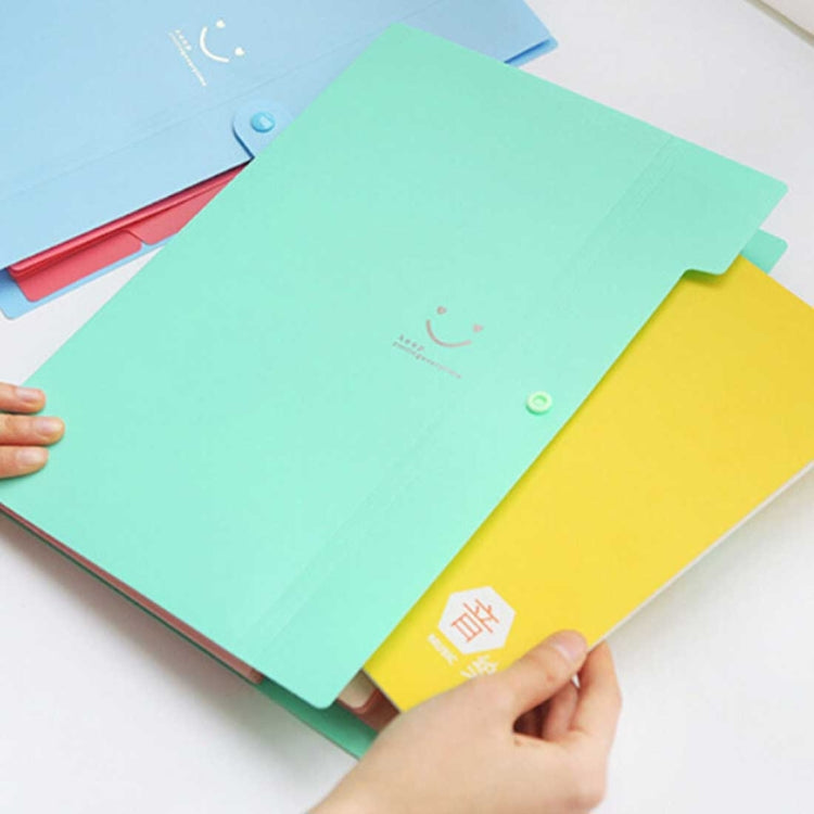 Candy Color Document Bag Multilayer 5 Into the Folder, Random Color Delivery - File Folder by PMC TechLife | Online Shopping South Africa | PMC TechLife | Buy Now Pay Later Mobicred