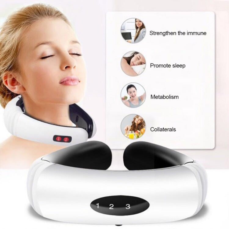 Household Electric Pulse Shock Neck Massager Intelligent Body Massager, Plug-in - free shipping - PMC TechLife - Order now!