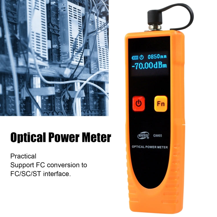 BENETECH GM65 Optic Power Meter Light Source Power Tester - Light & Sound Meter by BENETECH | Online Shopping South Africa | PMC Jewellery | Buy Now Pay Later Mobicred