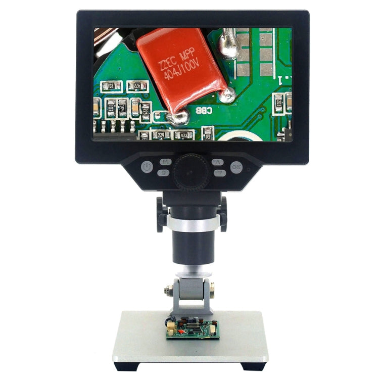 G1200 7 inch LCD Screen 1200X Portable Electronic Digital Desktop Stand Microscope, EU Plug - Digital Microscope by PMC Jewellery | Online Shopping South Africa | PMC Jewellery | Buy Now Pay Later Mobicred