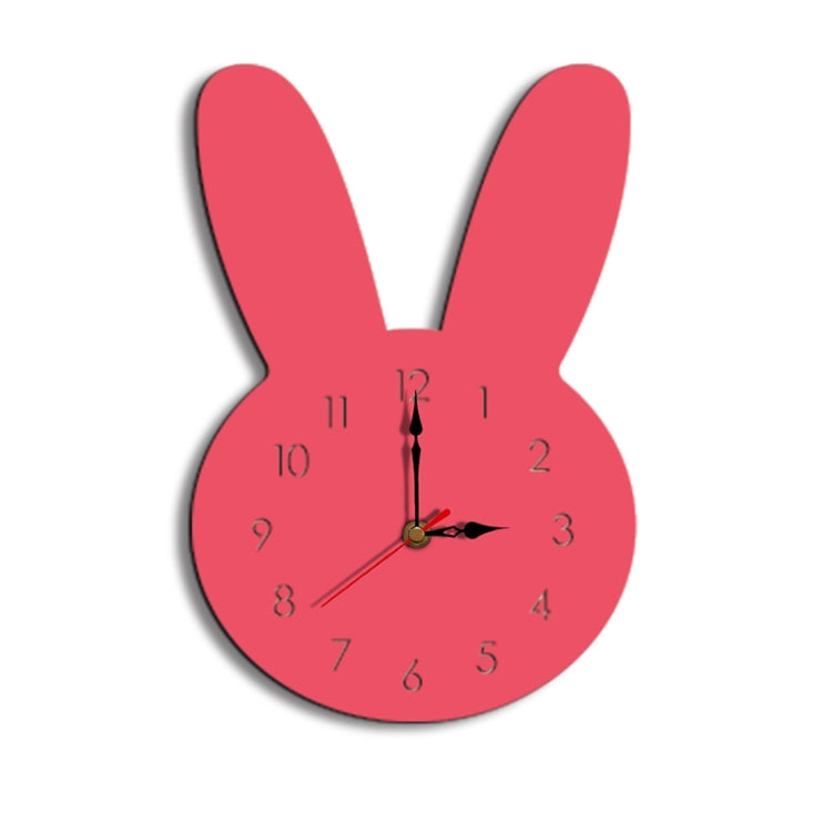 Rabbit Pattern Creative Living Room Decorative Wall Clock (Pink) - free shipping - PMc TechLife - Order now!