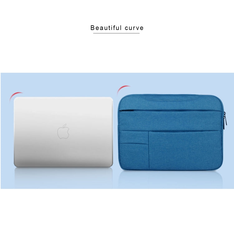 Universal Multiple Pockets Wearable Oxford Cloth Soft Portable Leisurely Handle Laptop Tablet Bag, For 12 inch and Below Macbook, Samsung, Lenovo, Sony, DELL Alienware, CHUWI, ASUS, HP (navy) - 12.1 inch by PMC Jewellery | Online Shopping South Africa | PMC Jewellery | Buy Now Pay Later Mobicred