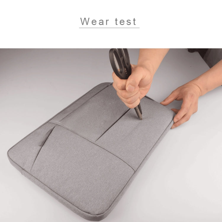 Universal Multiple Pockets Wearable Oxford Cloth Soft Portable Simple Business Laptop Tablet Bag, For 14 inch and Below Macbook, Samsung, Lenovo, Sony, DELL Alienware, CHUWI, ASUS, HP(Grey) - 15 inch by PMC Jewellery | Online Shopping South Africa | PMC Jewellery | Buy Now Pay Later Mobicred