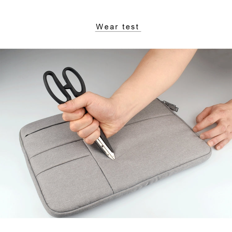 Universal Multiple Pockets Wearable Oxford Cloth Soft Portable Leisurely Laptop Tablet Bag, For 13.3 inch and Below Macbook, Samsung, Lenovo, Sony, DELL Alienware, CHUWI, ASUS, HP (Grey) - 13.3 inch by PMC Jewellery | Online Shopping South Africa | PMC Jewellery | Buy Now Pay Later Mobicred
