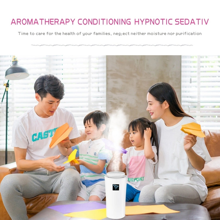 Small-3 2W Humidifier Moisture Meter Moisturizing Instrument with LED Night Light, Water Tank Capacity: 260ml(White) - Air Purifiers & Accessories by PMC TechLife | Online Shopping South Africa | PMC TechLife | Buy Now Pay Later Mobicred