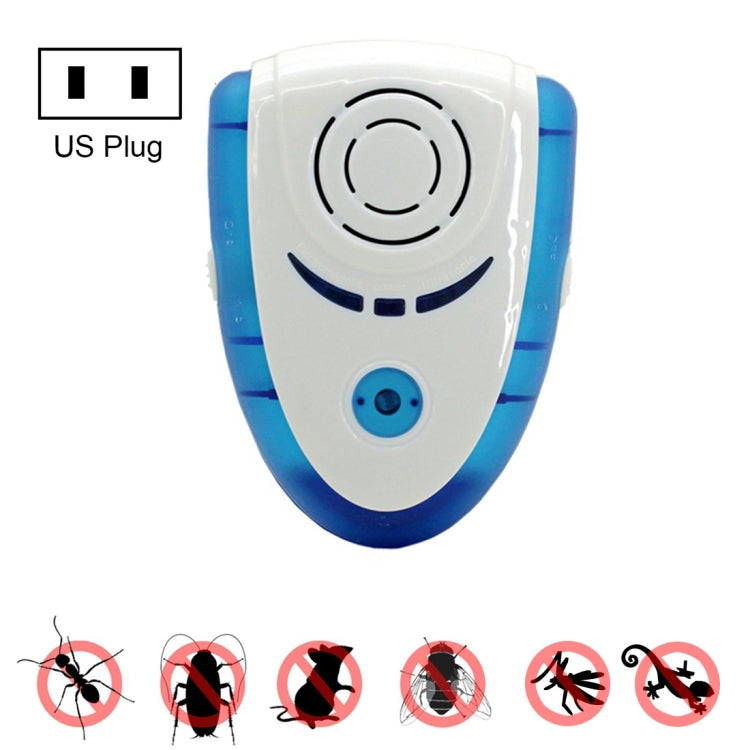 6W Electronic Ultrasonic Electromagnetic Wave Anti Mosquito Rat Insect Pest Repeller with Light, US Plug, AC 90-240V, Random Color Delivery (Blue) - Repellents by PMC Jewellery | Online Shopping South Africa | PMC Jewellery | Buy Now Pay Later Mobicred