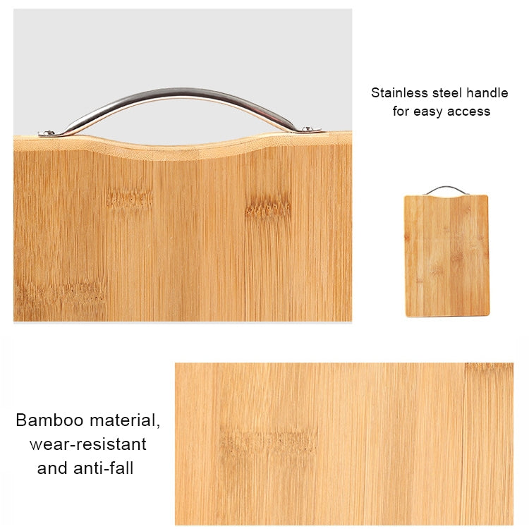 Kitchen Rectangular Bamboo Chopping Block Thickening Cutting Board,  Size: 34cm x 24cm - Cutting Boards by PMC TechLife | Online Shopping South Africa | PMC TechLife | Buy Now Pay Later Mobicred