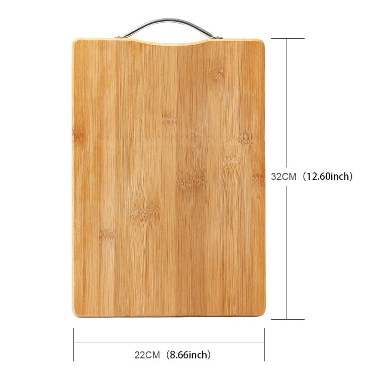Kitchen Rectangular Bamboo Chopping Block Thickening Cutting Board,  Size: 32cm x 22cm - Cutting Boards by PMC TechLife | Online Shopping South Africa | PMC TechLife | Buy Now Pay Later Mobicred