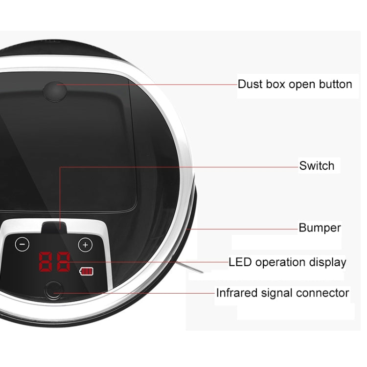 FD-3RSW(IIB)CS 1000Pa Large Suction Smart Household Vacuum Cleaner Clean Robot - Robot Vacuum Cleaner by PMC TechLife | Online Shopping South Africa | PMC TechLife | Buy Now Pay Later Mobicred