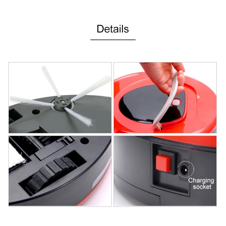 FD-RSW(C) Smart Household Sweeping Machine Cleaner Robot(Red) - Robot Vacuum Cleaner by PMC TechLife | Online Shopping South Africa | PMC TechLife | Buy Now Pay Later Mobicred