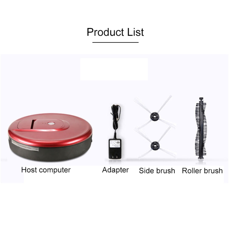 FD-RSW(E) Smart Household Sweeping Machine Cleaner Robot(Red) - Robot Vacuum Cleaner by PMC Jewellery | Online Shopping South Africa | PMC Jewellery | Buy Now Pay Later Mobicred