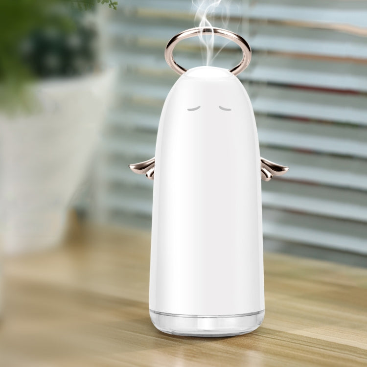 TSHM0 Mini Angel Atomizing Humidifier with Colorful Night Lights, Water Tank Capacity: 230mL (Gold) - free shipping - PMC TechLife - Order now!