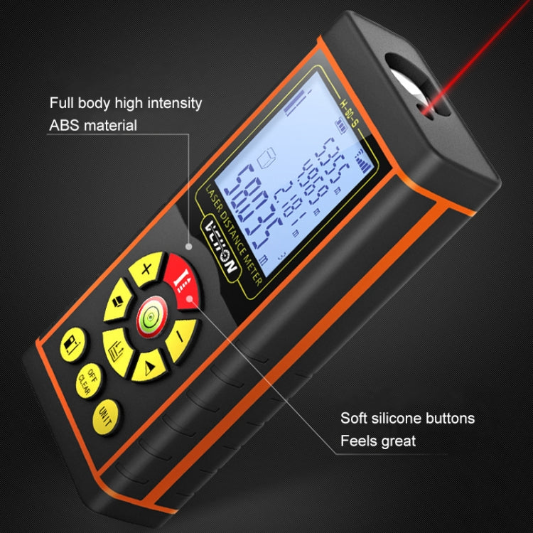 VCHON 100m Handheld Rechargeable Voice Laser Rangefinder High Precision Infrared Room Measuring Instrument Electronic Laser Ruler - Laser Rangefinder by PMC Jewellery | Online Shopping South Africa | PMC Jewellery | Buy Now Pay Later Mobicred