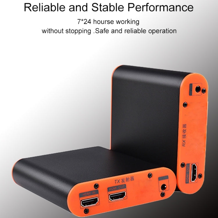 OPT882 HDMI Extender (Receiver & Sender) Fiber Optic Extender , Transmission Distance: 20KM (UK Plug) - Amplifier by PMC TechLife | Online Shopping South Africa | PMC TechLife | Buy Now Pay Later Mobicred