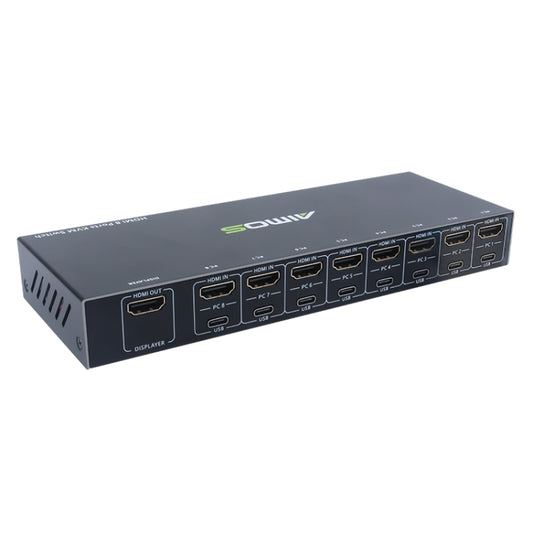 AIMOS AM-KVM801 HDMI 8 Ports KVM Switch - Switch by PMC Jewellery | Online Shopping South Africa | PMC Jewellery | Buy Now Pay Later Mobicred