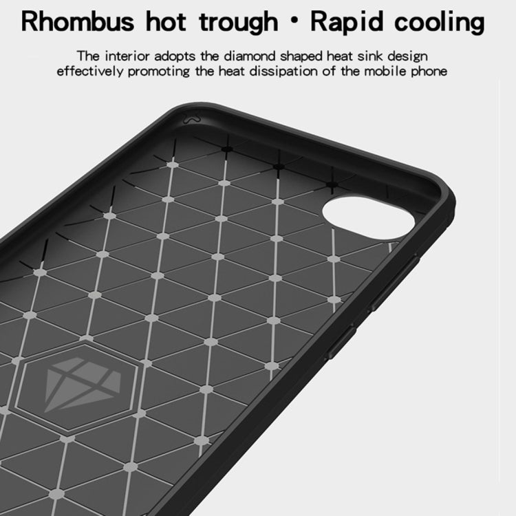 MOFI Brushed Texture Carbon Fiber Soft TPU Case for HTC Desire 12(Black) - HTC by MOFI | Online Shopping South Africa | PMC Jewellery | Buy Now Pay Later Mobicred