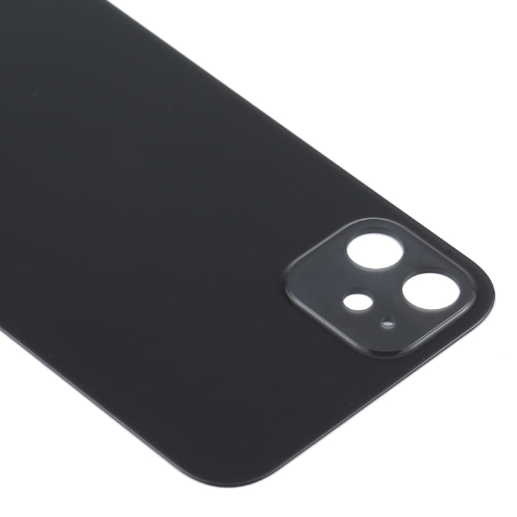 Glass Back Cover with Appearance Imitation of iP12 for iPhone XR(Black) - Back Cover by PMC Jewellery | Online Shopping South Africa | PMC Jewellery | Buy Now Pay Later Mobicred