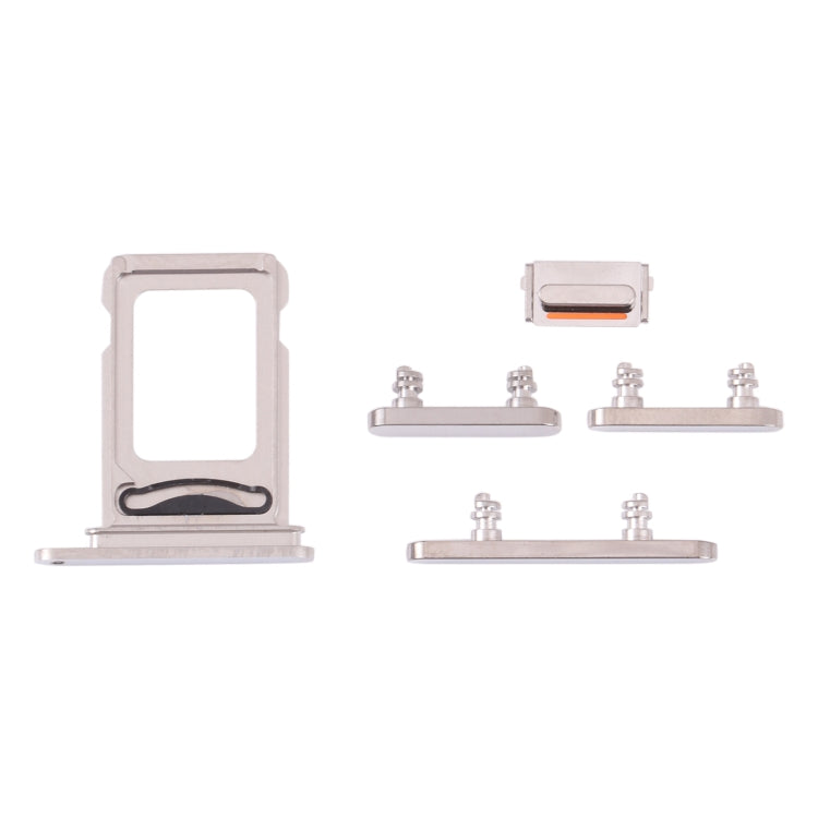 SIM Card Tray + SIM Card Tray + Side Keys for iPhone 13 Pro(Silver) - Others by PMc TechLife | Online Shopping South Africa | PMc TechLife | Buy Now Pay Later Mobicred