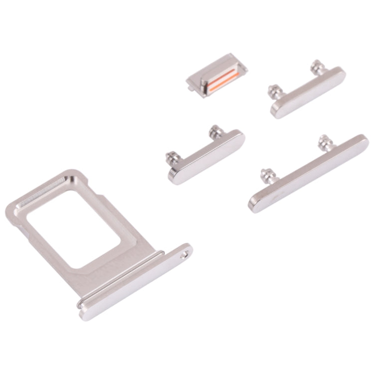 SIM Card Tray + SIM Card Tray + Side Keys for iPhone 13 Pro(Silver) - Others by PMc TechLife | Online Shopping South Africa | PMc TechLife | Buy Now Pay Later Mobicred
