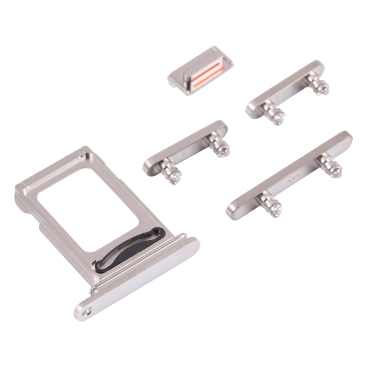 SIM Card Tray + SIM Card Tray + Side Keys for iPhone 13 Pro(Silver) - Others by PMc TechLife | Online Shopping South Africa | PMc TechLife | Buy Now Pay Later Mobicred