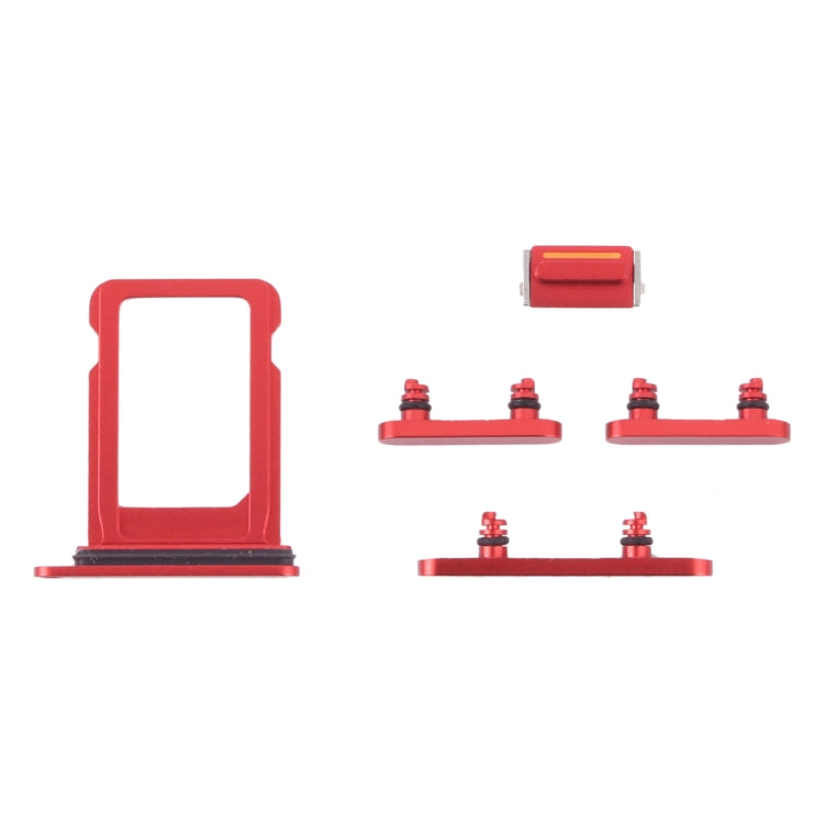 SIM Card Tray + Side Keys for iPhone 13 Mini(Red) - Others by PMc TechLife | Online Shopping South Africa | PMc TechLife | Buy Now Pay Later Mobicred