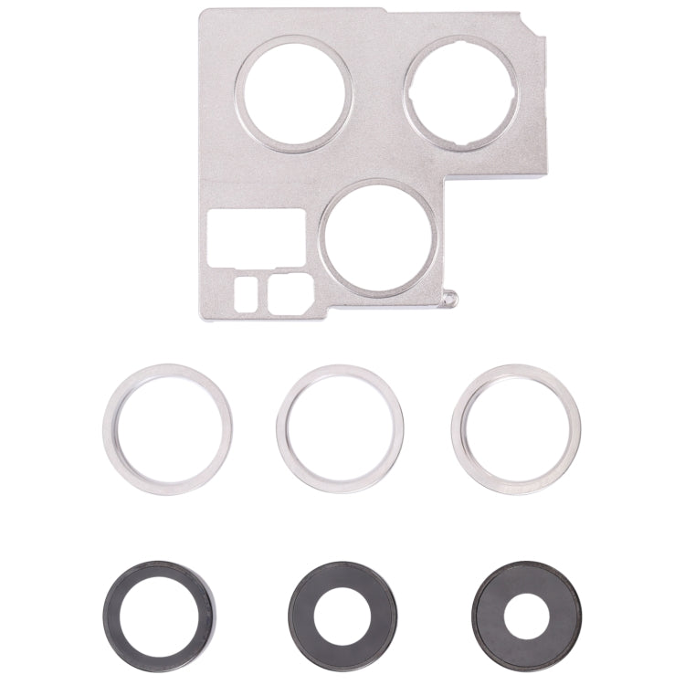 Camera Lens Cover With Retaining Bracket for iPhone 13 Pro(Silver) - free shipping - PMC TechLife - Order now!